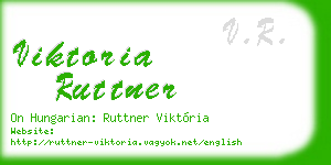 viktoria ruttner business card